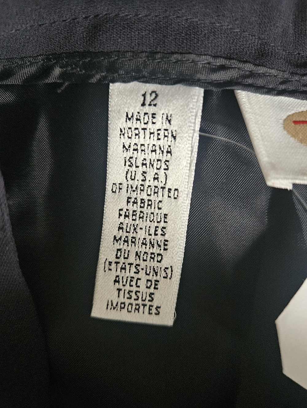 NWT TALBOTS Navy Blue Fully Lined Pleated Trousers | SZ 12 - Picture 6 of 8